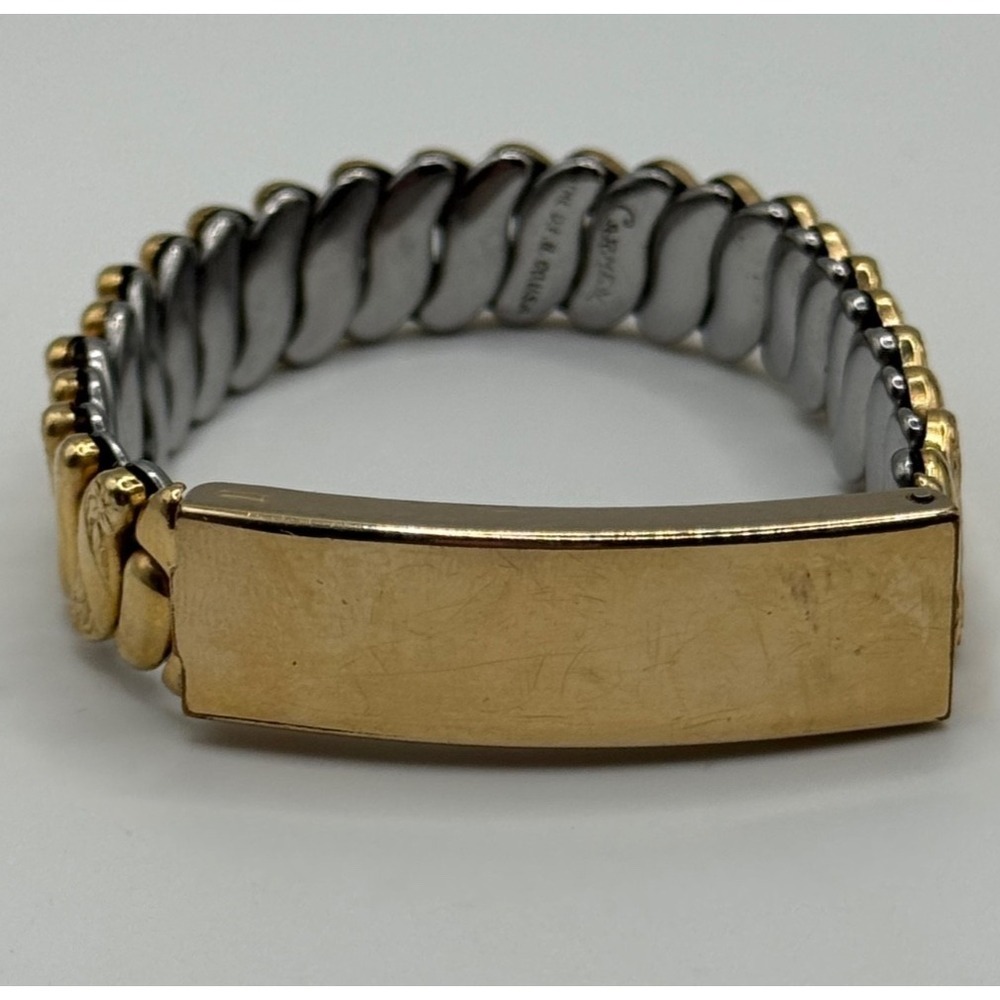 Vintage Carmen The D.F.B.Co. Gold Filled Sweetheart ID Expansion Bracelet